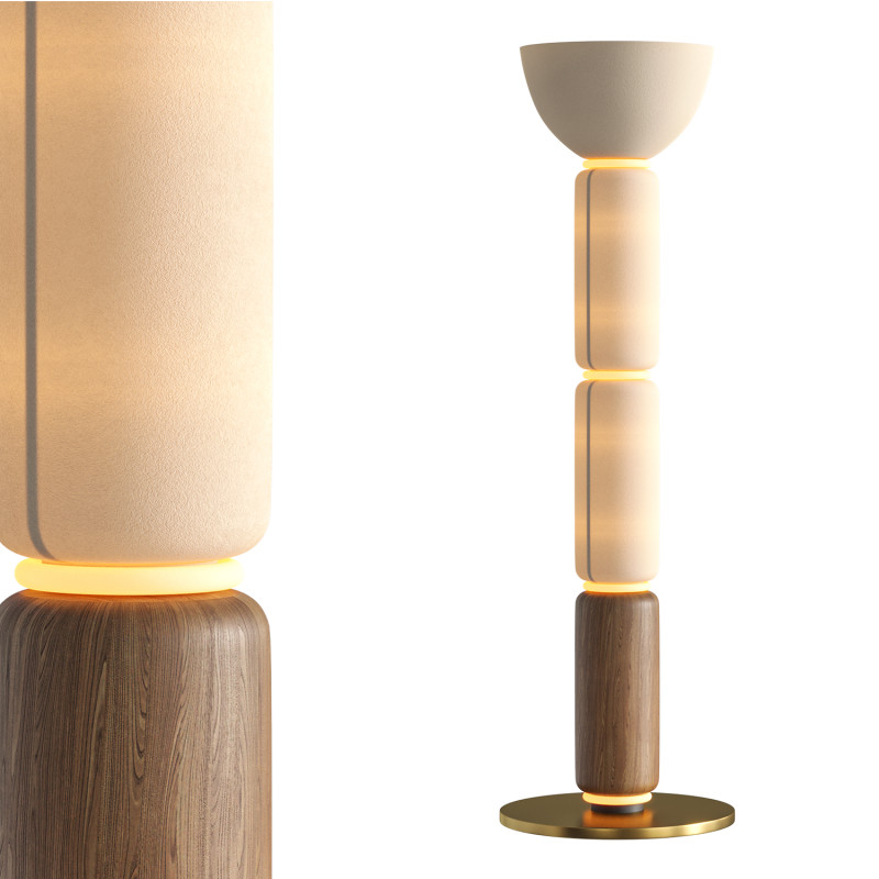 Ficupala Floor Lamp by Radilum Modèle 3D .c4d .max .obj .3ds .fbx .stl .blend 