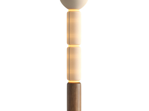 Ficupala Floor Lamp by Radilum Modèle 3D