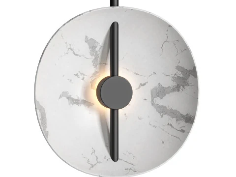 Double Moon Floor Lamp by Radilum 3D Model