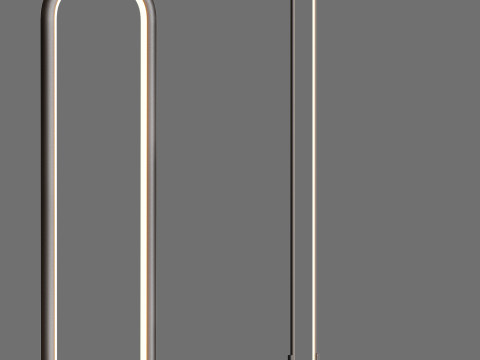 ZUMRA APLIQA METAL LED FLOOR LAMP Model 3D
