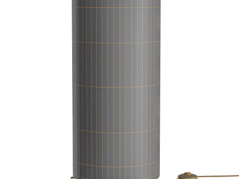 EXCLUSIVE FABRIC FLOOR LAMP STRIP Modelo 3D