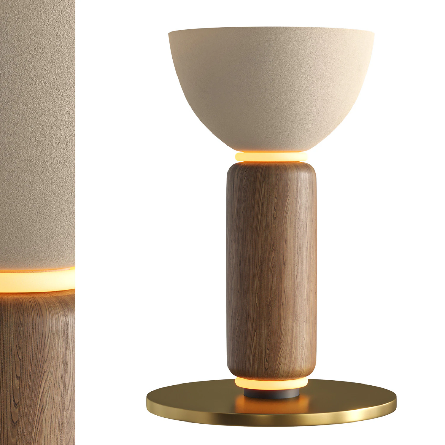 Ficupala Table Lamp by Radilum 3D Model .c4d .max .obj .3ds .fbx .stl .blend 