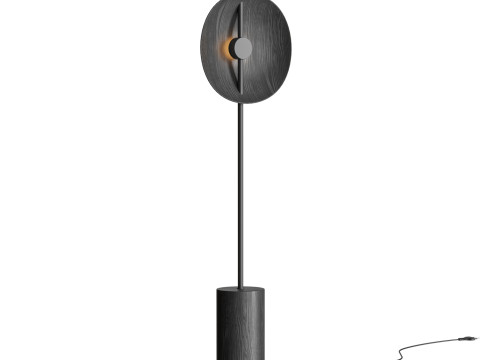 Double Moon Floor Lamp by Radilum Modelo 3D