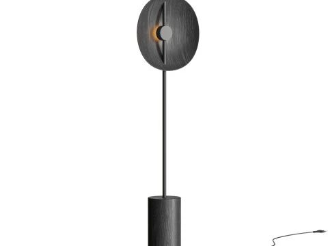 Double Moon Floor Lamp by Radilum 3D Model