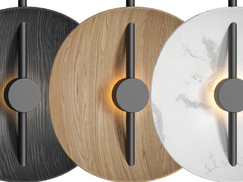 Double Moon Floor Lamp by Radilum 3D Model