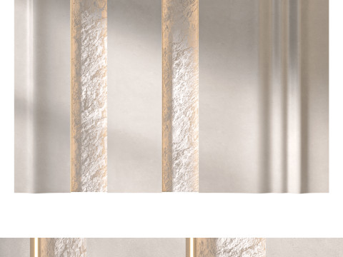 Headboard 3d Wall Panel 07 3D 模型
