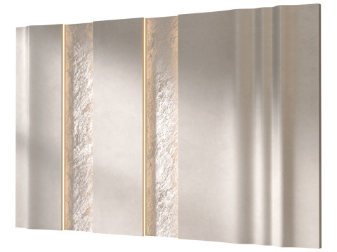 Headboard 3d Wall Panel 07 3D Model