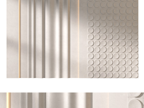 Headboard 3d Wall Panel 06 3Dモデル