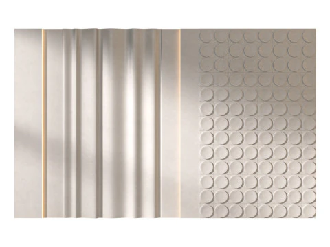 Headboard 3d Wall Panel 06 3D Model