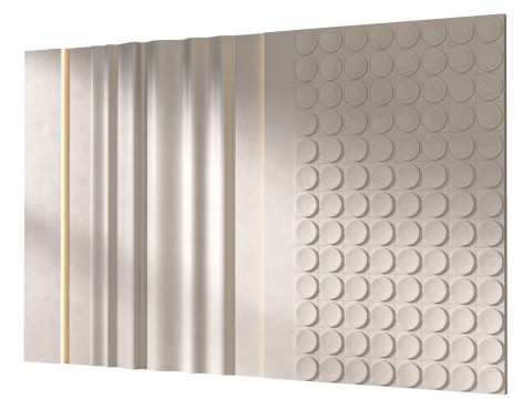 Headboard 3d Wall Panel 06 3D Model