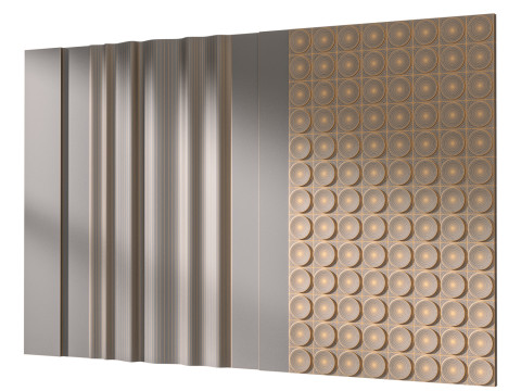 Headboard 3d Wall Panel 06 3D Model