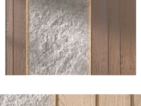 3D wall panel 03 Model 3D