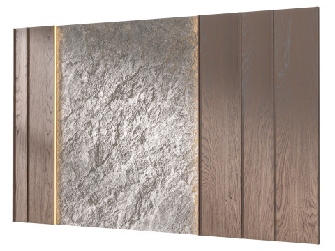 3D wall panel 03 Modèle 3D