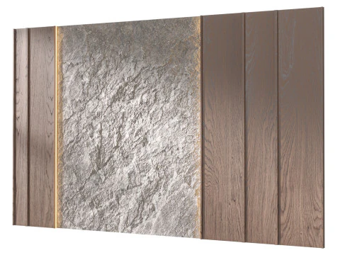 3D wall panel 03 3D Model