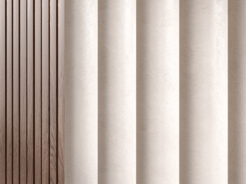 Headboard 3d Wall Panel 08 3D Model