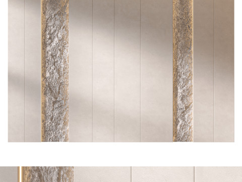 Headboard 3d Wall Panel 09 3Dモデル