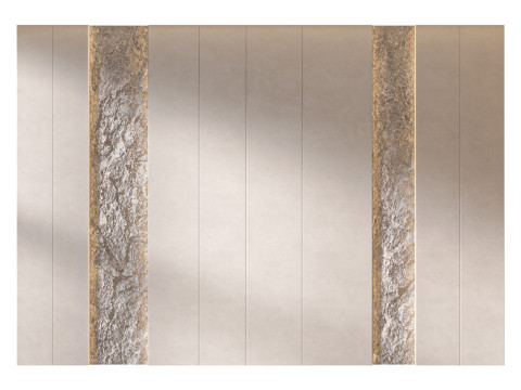 Headboard 3d Wall Panel 09 Modelo 3D