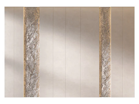 Headboard 3d Wall Panel 09 3D Model