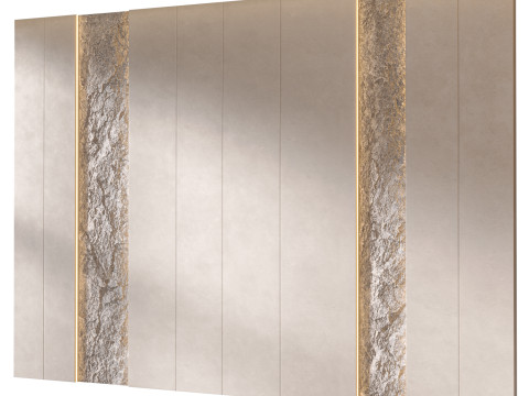 Headboard 3d Wall Panel 09 Modelo 3D