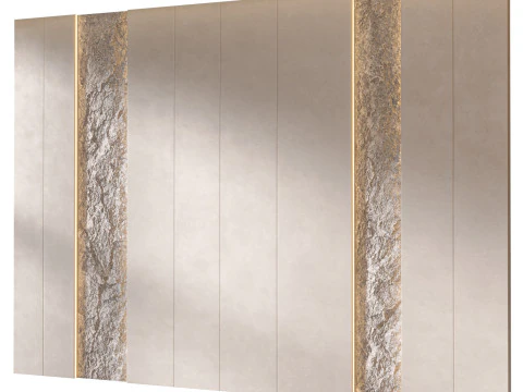 Headboard 3d Wall Panel 09 3D Model