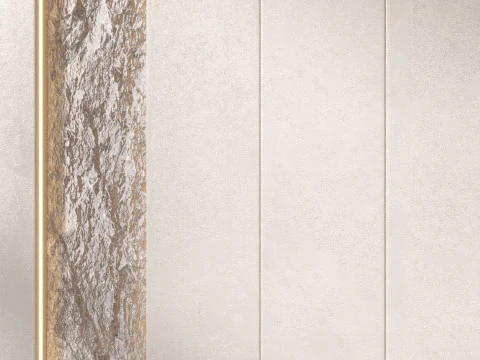 Headboard 3d Wall Panel 09 3D Model