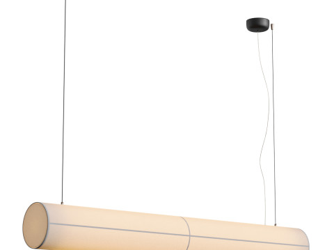 HASHIRA LINEAR PENDANT LAMP RAW Modello 3D