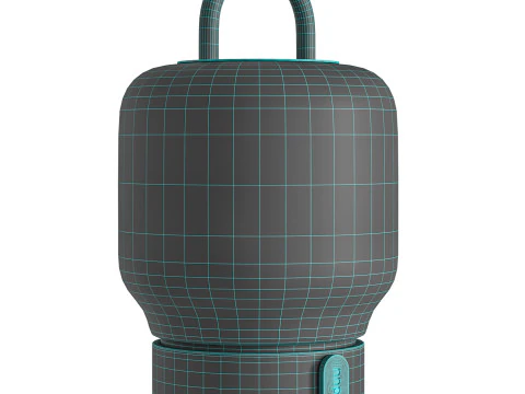 Loome Cloudy table lamp by Kooduu 3D Model