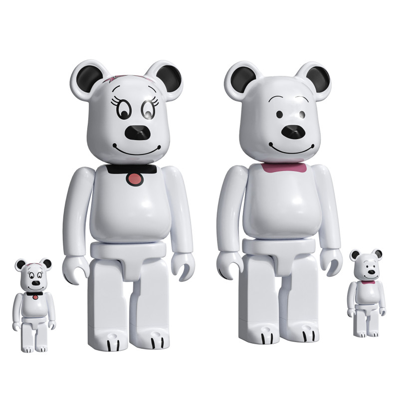Bearbrick 400 Belle Bear Modelo 3D .c4d .max .obj .3ds .fbx .stl .blend 