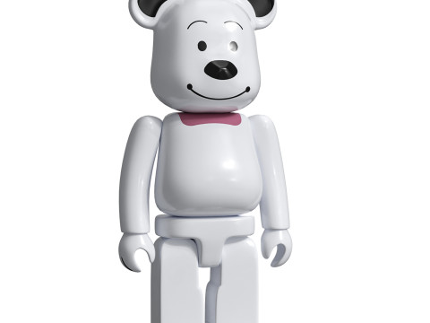 Bearbrick 400 Belle Bear Modelo 3D