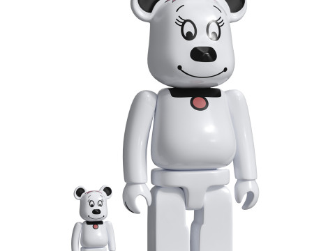 Bearbrick 400 Belle Bear Modelo 3D