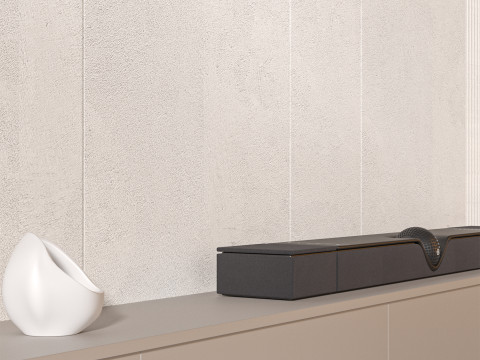 TV wall set 09 3D 모델