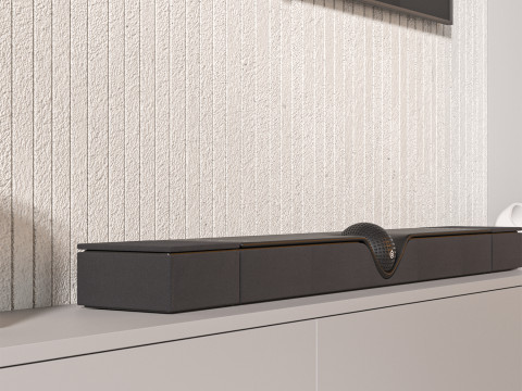 TV wall set 11 Modello 3D