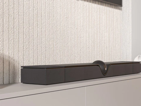 TV wall set 11 3D Model