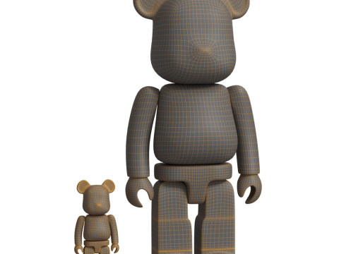 MEDICOM TOY BEARBRICK 3Dモデル