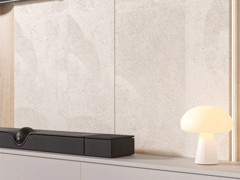 TV wall set 14 3D Model
