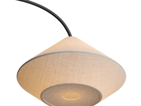Avenir Dark Bronze Metal Arc Floor Lamp Modelo 3D