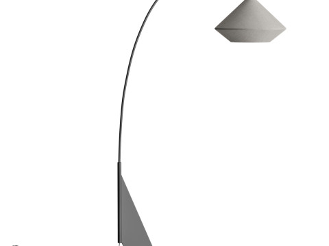 Avenir Dark Bronze Metal Arc Floor Lamp Modelo 3D