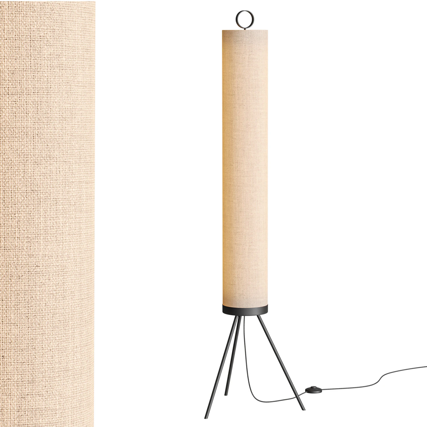Aromas del Campo Nooi Floor Lamp 3D Model .c4d .max .obj .3ds .fbx .stl .blend 