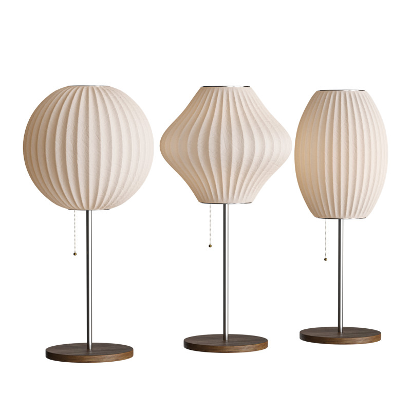 Nelson Pear Lotus Table Lamp 3D Модель .c4d .max .obj .3ds .fbx .stl .blend