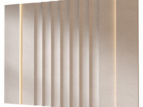 Headboard 3d Wall Panel 18 Modelo 3D