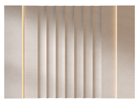 Headboard 3d Wall Panel 18 Modelo 3D