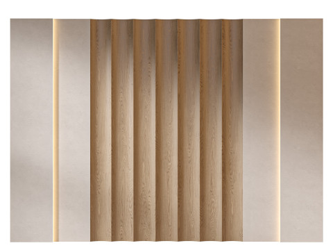 Headboard 3d Wall Panel 18 Modelo 3D