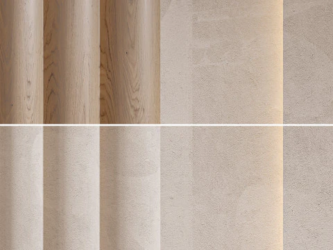 ヘッドボード 3D 壁パネル 18 3Dモデル