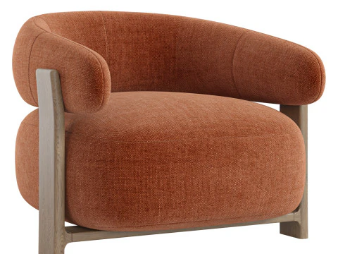 Kave Home Granite Armchair 3D Model