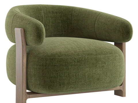 Kave Home Granite Armchair 3D Model