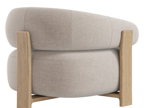 Kave Home Granite Armchair Modèle 3D