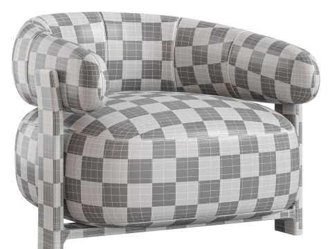 Kave Home Granite Armchair 3D Model