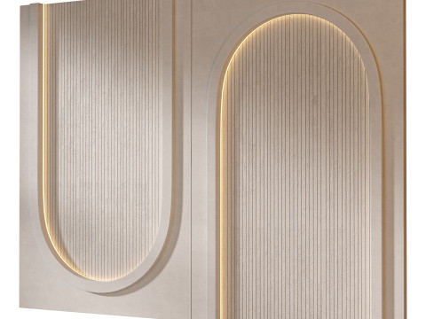 Headboard 3d Wall Panel 22 3D Model