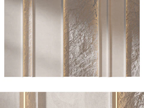 ヘッドボード 3D 壁パネル 23 3Dモデル