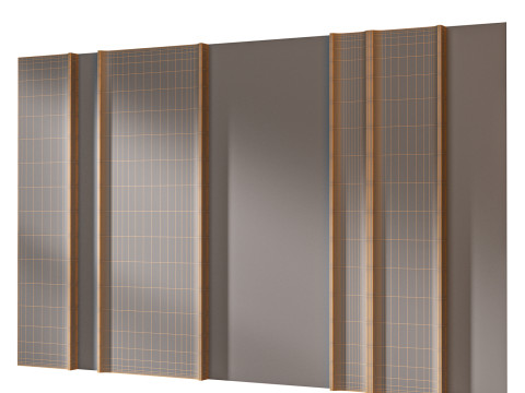 Headboard 3d Wall Panel 23 3D Модель